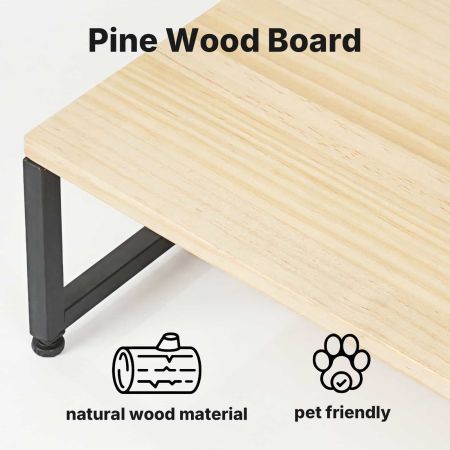Veehoo Wooden Dog Steps Stool for Couch Bed Brown Sales image7