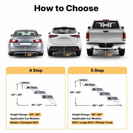 Veehoo Lightweight Folding Dog Steps for Large Dogs Gray Steps & Ramps image9 Veehoo Lightweight Folding Dog Steps for Large Dogs Gray Steps & Ramps image9