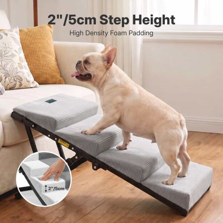 Veehoo Adjustable Pet Ramp for Senior Dogs Gray Steps & Ramps image3 Veehoo Adjustable Pet Ramp for Senior Dogs Gray Steps & Ramps image3