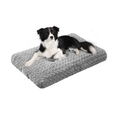 thumbnail image 2 of Plush Soft Washable Dog Crate Pad - Anti-Slip Pet Pillow Mat For Large Dogs, Machine Washable, Waterproof, S/M/L Sizes 2 of 6