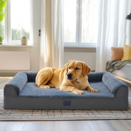 Veehoo Full Support Orthopedic Sofa Dog Bed Gray Beds & Condos image10 Veehoo Full Support Orthopedic Sofa Dog Bed Gray Beds & Condos image10