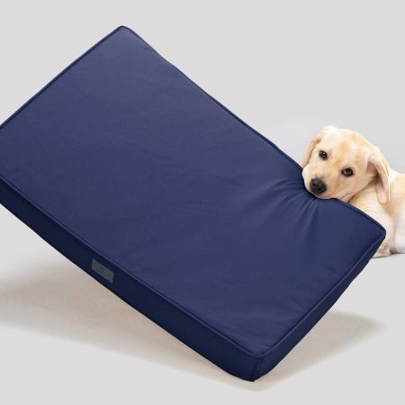 Veehoo Orthopedic Dog Pillow Bed with Memory Foam Blue Sales image10