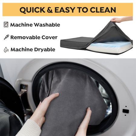 Veehoo Orthopedic Dog Pillow Bed with Memory Foam Gray Sales image4 Veehoo Orthopedic Dog Pillow Bed with Memory Foam Gray Sales image4