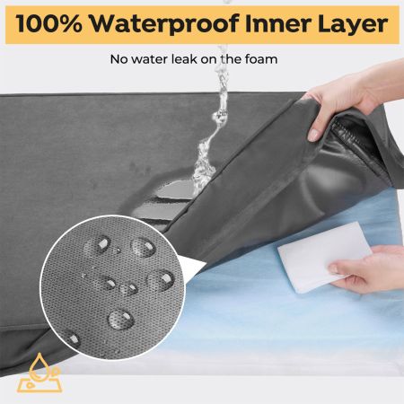 Veehoo Orthopedic Dog Pillow Bed with Memory Foam Gray Sales image7 Veehoo Orthopedic Dog Pillow Bed with Memory Foam Gray Sales image7