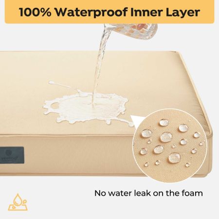 Veehoo Orthopedic Dog Pillow Bed with Memory Foam Brown Sales image4 Veehoo Orthopedic Dog Pillow Bed with Memory Foam Brown Sales image4