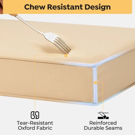 Veehoo Orthopedic Dog Pillow Bed with Memory Foam Brown Sales image8 Veehoo Orthopedic Dog Pillow Bed with Memory Foam Brown Sales image8