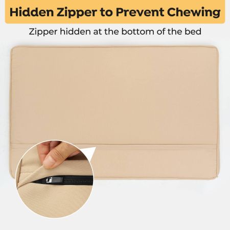 Veehoo Orthopedic Dog Pillow Bed with Memory Foam Brown Sales image9 Veehoo Orthopedic Dog Pillow Bed with Memory Foam Brown Sales image9