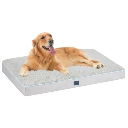 Veehoo Luxurious Filling Dog Pillow Bed Silver Beds & Condos image1 Veehoo Luxurious Filling Dog Pillow Bed Silver Beds & Condos image1