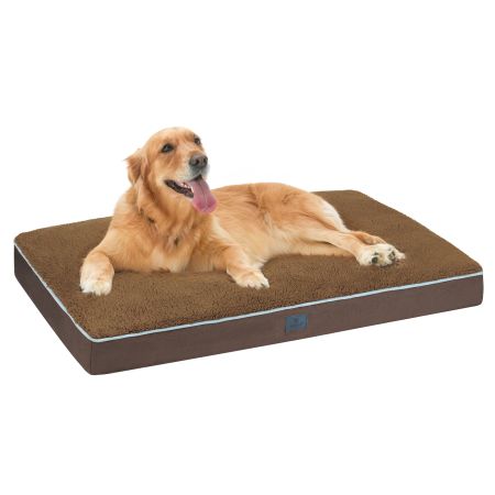 Veehoo Luxurious Filling Dog Pillow Bed Brown Beds & Condos image1