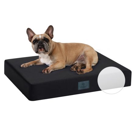 Veehoo Indestructible Dog Bed for Crate Black Sales image1