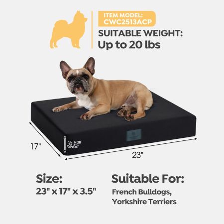 Veehoo Indestructible Dog Bed for Crate Black Sales image2
