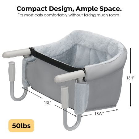 Veehoo Cat Desk Bed for Large Cats Gray Sales image2 Veehoo Cat Desk Bed for Large Cats Gray Sales image2
