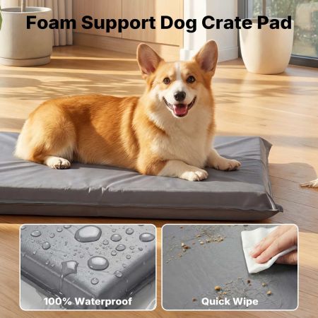 Veehoo Waterproof Double-Sided Dog Crate Mat Gray Sales image6 Veehoo Waterproof Double-Sided Dog Crate Mat Gray Sales image6