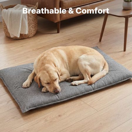 Veehoo Chew Proof Dog Crate Pad for Kennels Gray New Arrivals image5 Veehoo Chew Proof Dog Crate Pad for Kennels Gray New Arrivals image5