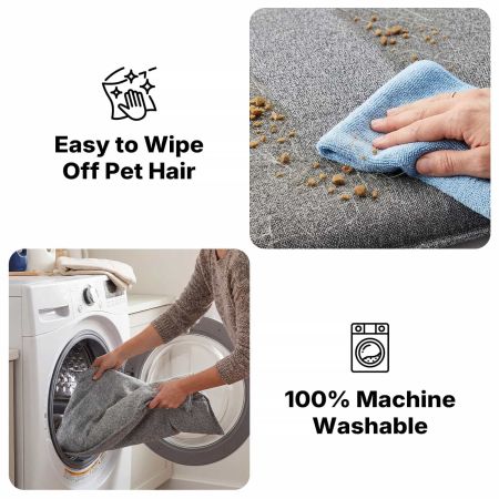 Veehoo Chew Proof Dog Crate Pad for Kennels Gray New Arrivals image7 Veehoo Chew Proof Dog Crate Pad for Kennels Gray New Arrivals image7