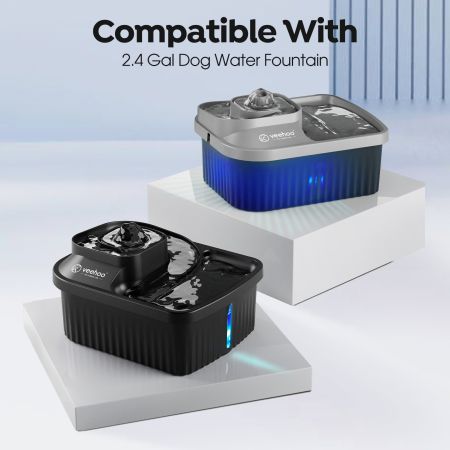 Veehoo Dog Fountain Filters for CWWSQ2408, Replacements | VEEHOO