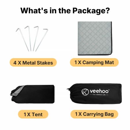 Veehoo Portable Pop Up Dog Tent Shelter with Camping Mat Green Sales image7 Veehoo Portable Pop Up Dog Tent Shelter with Camping Mat Green Sales image7