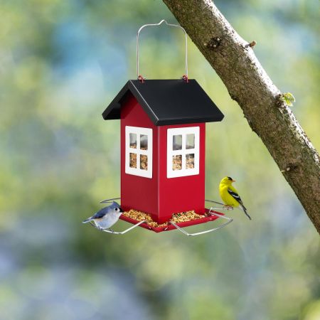 Veehoo Bird House Feeders for Outdoors image1