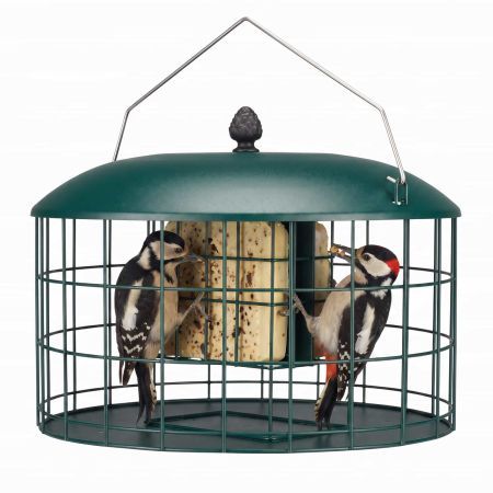 Veehoo Double Compartment Suet Feeder with Wider Platform Green New Arrivals image1