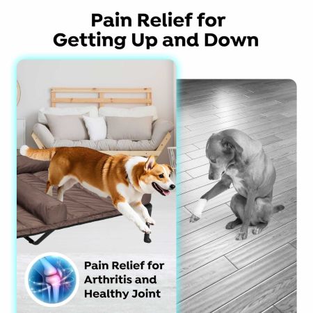 Veehoo Elevated Dog Bed for Double Dogs Gray Elevated Beds image9 Veehoo Elevated Dog Bed for Double Dogs Gray Elevated Beds image9