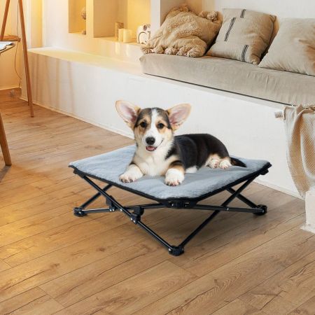 Veehoo Foldable Elevated Dog Bed image1