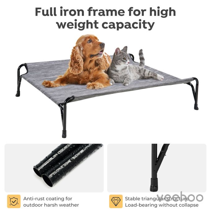 Veehoo Breathable Elevated Dog Bed