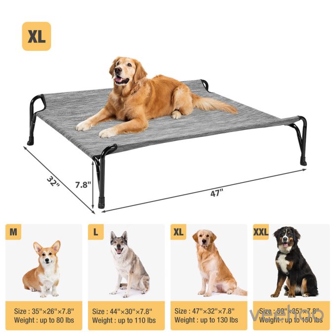 Veehoo Breathable Elevated Dog Bed