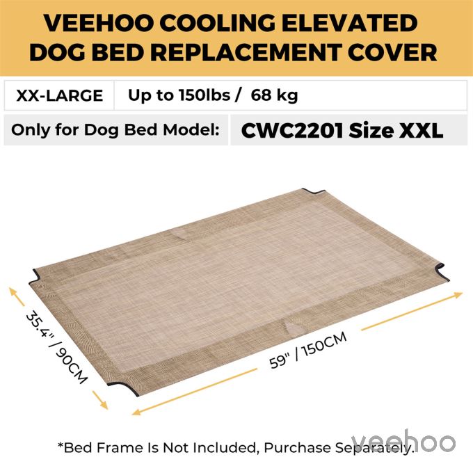 Veehoo Dog Bed Replacement Cover