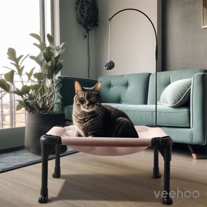 Veehoo Soft Elevated Cat Bed