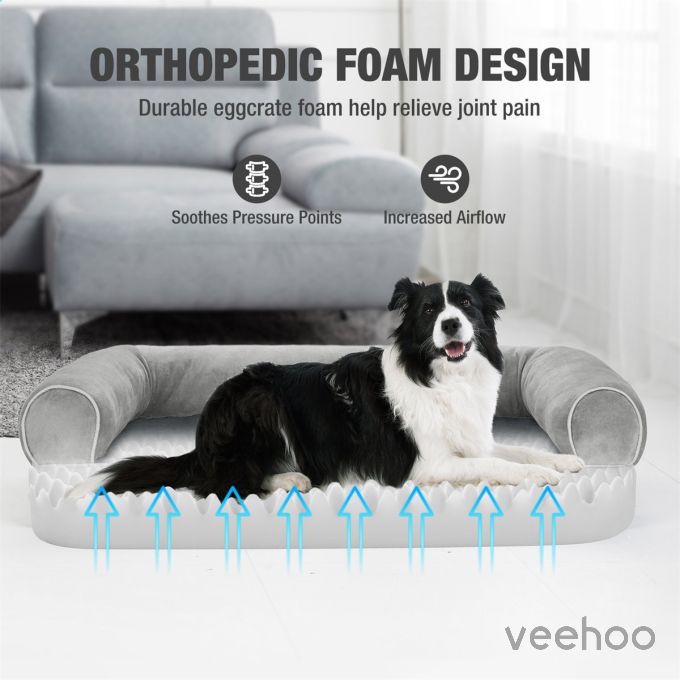 Veehoo Cozy Orthopedic Dog Beds