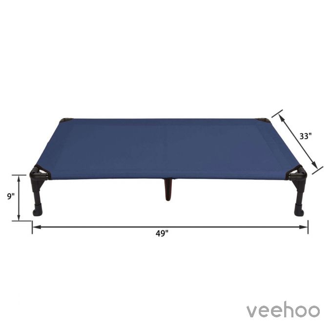 Veehoo Elevated Dog Bed with No-Slip Rubber Feet