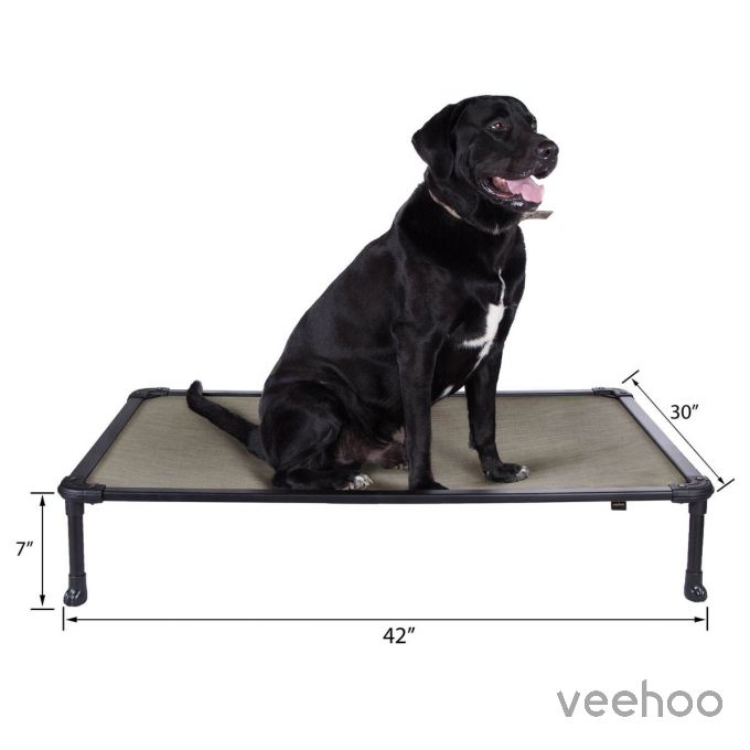Veehoo Chew-Proof Dog Bed - Rustless Aluminum Frame