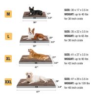 Veehoo Orthopedic Dog Bed with Removable Washable Cover