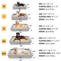 Veehoo Dog Bed with Removable Washable Cover