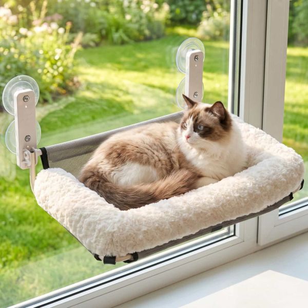 Veehoo Cat Window Hammock Bed with Fold-Flat Design-User Manual