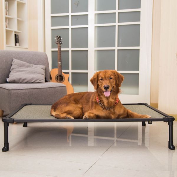 Veehoo Chewproof Dog Elevated Bed-Black Aluminum Frame-User Manual