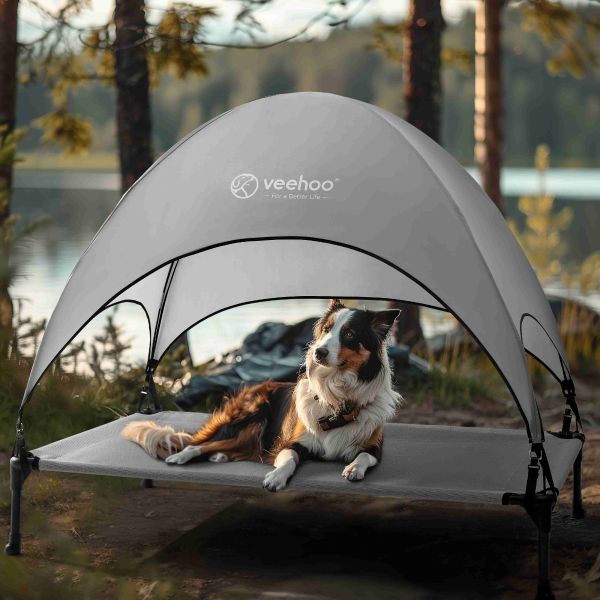 Veehoo Elevated Dog Bed with Canopy-User Manual
