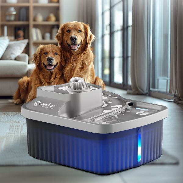 Veehoo 9L Plastic Dog Water Fountain-User Manual