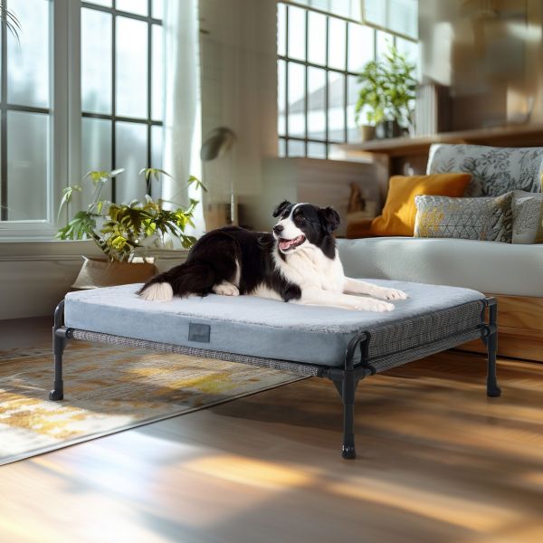 Veehoo Elevated Dog Bed with Removable Dog Pad-User Manual