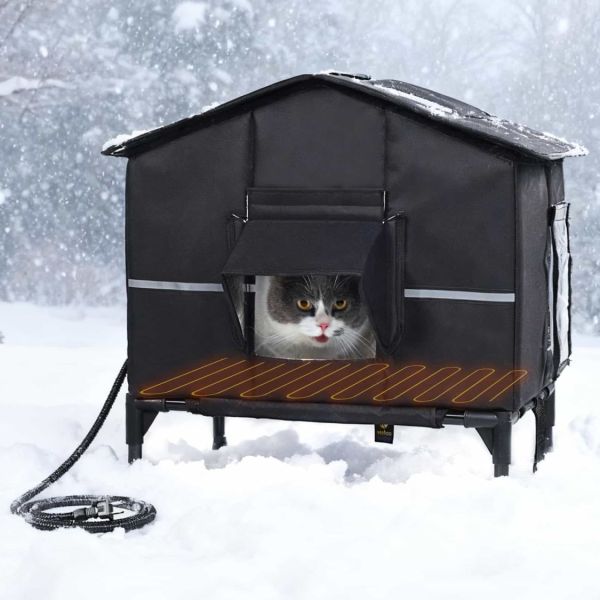 Veehoo Weatherproof Heated Outdoor Cat House-User Manual