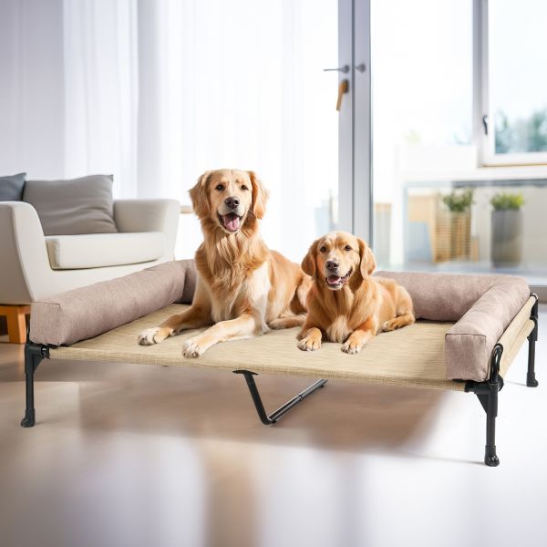 Veehoo Elevated Dog Bed with Three-sided Bolster-User Manual
