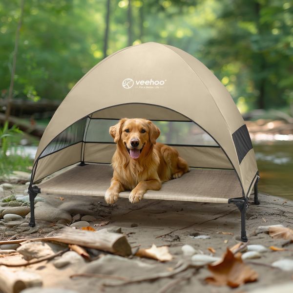 Veehoo Elevated Pet Bed with Breezy Tent-User Manual