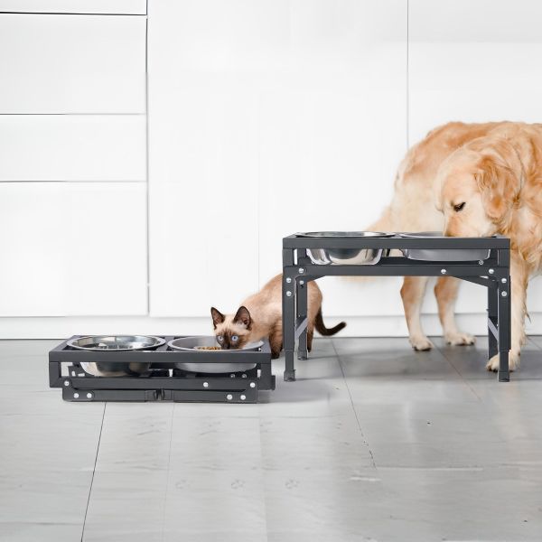 Veehoo Elevated Adjustable Raised Dog Bowls-User Manual