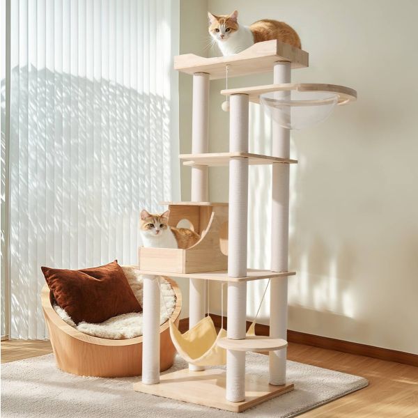 Veehoo Wooden Cat Tree-User Manual