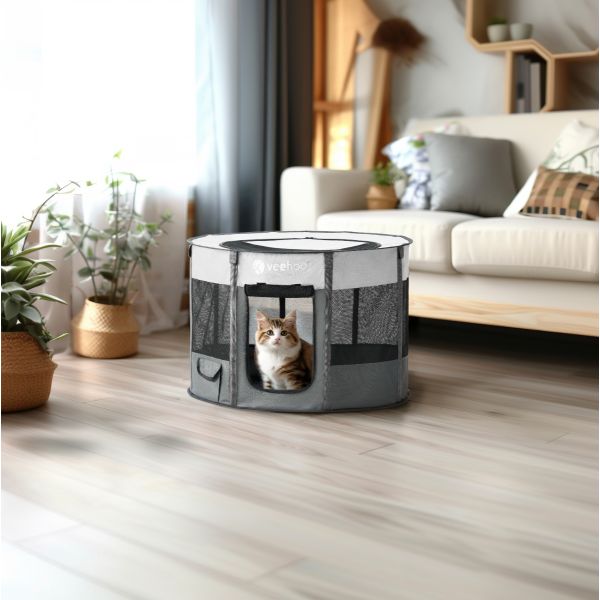 Veehoo Foldable Portable Pet Playpen-User Manual