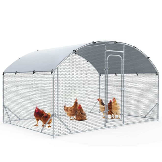 Veehoo Large Metal Chicken Coops Chicken image1