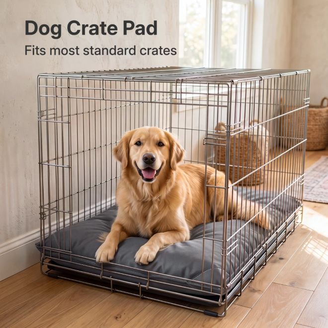 Veehoo Chew-Resistant Armored Dog Crate Pad image1