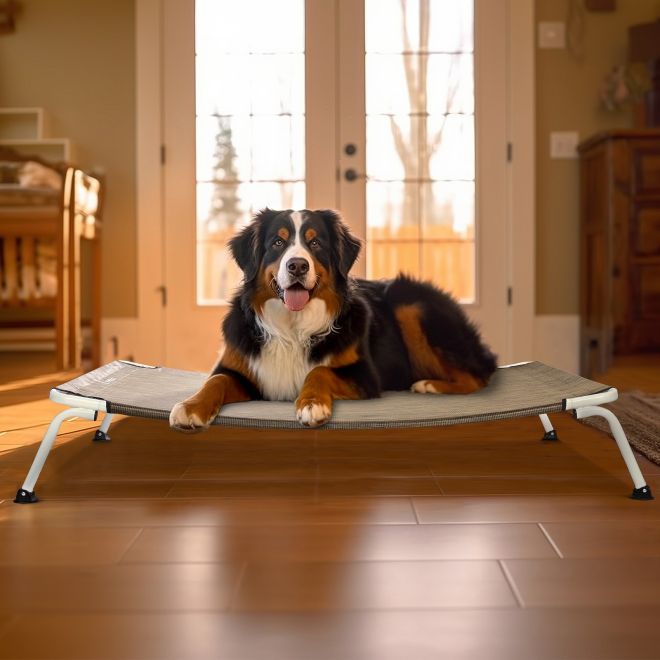 Veehoo Cooling Curved Elevated Dog Bed Beds image1