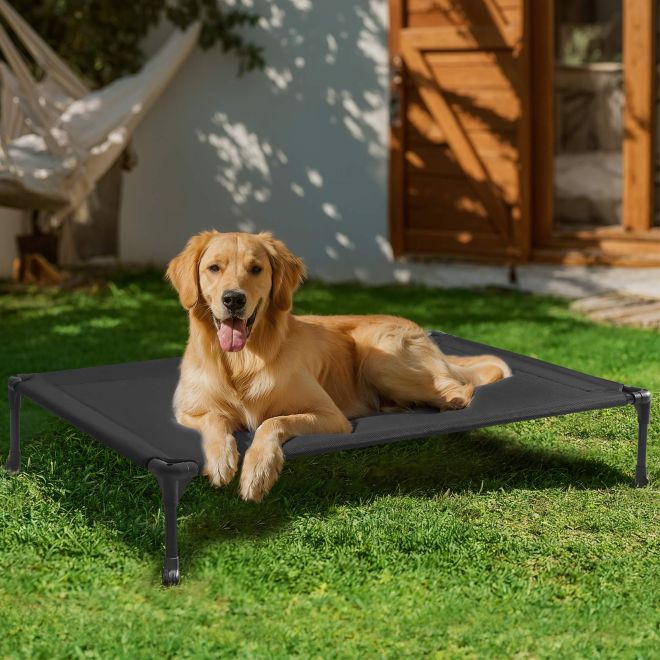 Veehoo Outdoor Cooling Elevated Dog Bed in Multiple Sizes and Colors image1