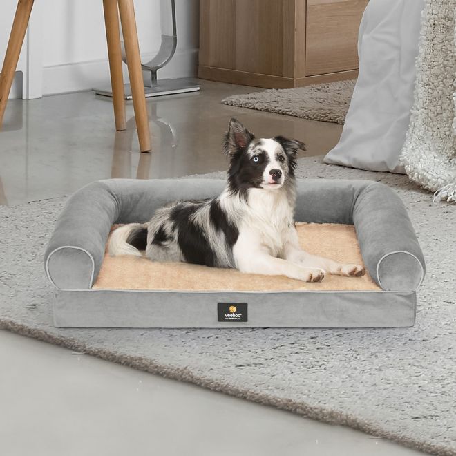 Veehoo Cozy Orthopedic Dog Sofa Bed Beds & Condos image1